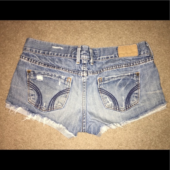Hollister Low Rise Jean Shorts - Picture 1 of 5